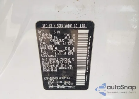 2014 Infiniti Qx80 from USA, damaged, VIN JN8AZ2NF9E9551327